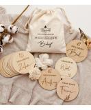 Prinzental Milestone Cards for Baby | 40 Wooden Milestones | Premium Quality with Easel Blank Card Fabric Bag & Gift Box - Buy Online on GoSupps.com