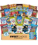 Healthy Snack Box Variety Pack (50 Count) - Gift Basket for College Students - Nutritious Bars, Chips, Candies - Birthday Treats for Adults, Kids, Teens - Perfect Care Package - Buy Online on GoSupps.com