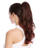 WIG ME UP MKB-30-V-2T642 Hairpiece Braid Ponytail - Long Wavy Black with Red Highlights | 45 cm International Shipping Available - Buy Online on GoSupps.com