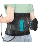 DARLIS Plus Size Back Brace with Inflatable Lumbar Pad | Extra Support for Lower Back Pain Relief & Herniated Disc | Back Support Belt for Plus Size Women & Men (XXL/XXXL 48-56 - Buy Online on GoSupps.com