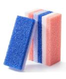 Slick Pumice Stone for Feet Callus Remover - 4 Pack, 2 Colors | Foot Scrub for Pedicure and Dead Skin Removal - Buy Online on GoSupps.com