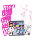 Fashion Angels I Love Fashion Sketch Portfolio - Fashion Design Sketch Book for Beginners, Sketch Pad with Stencils and Stickers For Kids 6 and Up - Buy Online on GoSupps.com