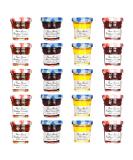 Bonne Maman Assorted Mini Jars - 20/1 oz - Strawberry, Raspberry, Honey, Grape (5 of Each Flavor) - Buy Online on GoSupps.com