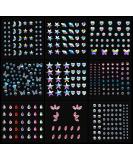 9 Sheets Eye Body Face Gems - Self-Adhesive Rhinestone Stickers for Festival Makeup & Nail Art - Buy Online on GoSupps.com