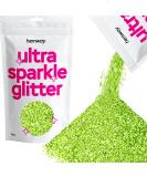Hemway Fine Lime Green Glitter 100g - Cosmetic Safe 1/64 (0.015 0.4mm) for Crafting & Arts - Shop Internationally - Buy Online on GoSupps.com