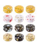 Rarapop 12 Pack Round Empty Tin Candle Jars - 20ml Refillable Travel Tins for Candle, Lip Balm, Salve, Eye Shadow & Powder - Buy Online on GoSupps.com