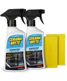 Cerama Bryte Combo Kit Pads & Daily Spray Cooktop and Stove Top Cleaner for Glass - Ceramic Surfaces, 16 Fluid Ounces, 4 Pack - Buy Online on GoSupps.com
