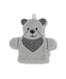Sterntaler Play Wash Mitt Terry Bear Baylee - Hand Puppet 24x24 cm Grey | International Shipping Available - Buy Online on GoSupps.com