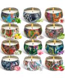 Maisitoo Fragrance Candle Gift Set - 12pc Aromatherapy Natural Soy Wax Candles for Christmas Birthdays Mother's Day Valentine's Day & Weddings - Buy Online on GoSupps.com