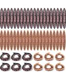 40-Piece Soft Foam Hair Rollers Set - DIY Hair Styling Tools in Black, Brown & Leopard Dot - Buy Online on GoSupps.com