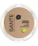 Sante Natural Cosmetics Mineral Bronzer | Vegan Contouring Powder with Light-Reflecting Pigments | Organic Extracts for a Radiant Glow | 9g International Shipping - Buy Online on GoSupps.com