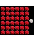 36 x Edible 3D 25cm High Detail Roses Flowers icing toppers cake cupcakes decorations (Royal Blue) - Buy Online on GoSupps.com