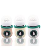 Neoprene Kanudle Sleeve Covers for 4 oz Philips Avent Glass Baby Bottle - Set of 3 | Adjustable, Non-Slip Grip for Heat/Cold Retention | Juice Cleanse Babyccino - Buy Online on GoSupps.com
