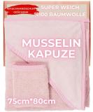 Tagopia 100% Cotton Baby Hooded Towel for Girls - Soft Muslin 75x80cm Perfect Newborn Bath Essentials - Buy Online on GoSupps.com
