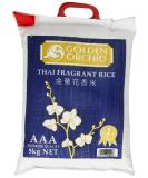 Golden Orchid Fragrant Thai Rice 5 kg - Premium Quality Grain for Exquisite Dishes - Buy Online on GoSupps.com
