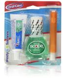 Handy Solutions Oral Care 3-Piece Travel Size Set - Mouthwash, Toothpaste & Folding Toothbrush (Pack of 6) - TSA Approved - Buy Online on GoSupps.com