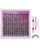 Buy Natural Lash Clusters Kit - Wispy Eyelash Extensions C Curl DIY at Home - 8-16MM G-10-16MM | International Shipping Available - Buy Online on GoSupps.com