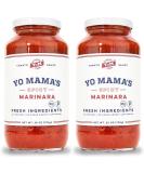 Yo Mama's Foods Keto Spicy Marinara Pasta Sauce - Pack of 2 | No Sugar, Low Carb, Low Sodium, Gluten Free, Paleo & Non-GMO | Made with Whole Tomatoes | 1.56 lb (Pack of 2) - Buy Online on GoSupps.com