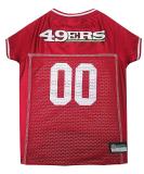 NFL San Francisco 49ers X-Small Dog Jersey - Official Licensed Football Costume for Dogs & Cats - Buy Online on GoSupps.com