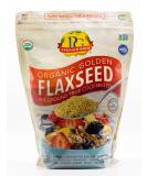 Organic Ground Flax Seed - Premium Gold Flax Products - 4 lbs - Buy Online on GoSupps.com