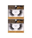 i-ENVY Luxury Mink Collection False Eyelashes - 100% Real Mink 3D Fluffy Lashes for Glamorous Eye Looks (2 Pack) - International Shipping Available - Buy Online on GoSupps.com