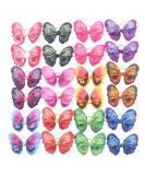 YAKA 24pcs/12 Pairs Dog Hair Bows with Rubber Bands Butterfly Dog Topknot Bows 2.5inch Bowknot Pet Grooming Products Accessories Dog Hair Bows12 Color - Buy Online on GoSupps.com