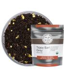 Golden Moon Tippy Earl Gray Tea - Organic Black Tea - Real Bergamot Peels & Extract - Loose Leaf, Non-GMO - Half Pound (96 Servings) 8 Ounce (Pack of 1) - Buy Online on GoSupps.com