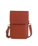 Medtronic Minimed Insulin Pump Single Shoulder Pouch with Clear Window (Brown) - Buy Online on GoSupps.com