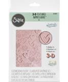 Sizzix Multicolor Hearts 3-D Textured Impressions Embossing Folder - Buy Online on GoSupps.com