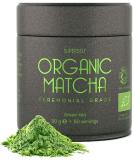 Organic Matcha Green Tea Powder - Ceremonial Grade - 50g (50 servings) Gift Tin - Certified Organic by The Soil Association - 100% Pure Stone Ground Tea Leaves - Vegan 50 g (Pack of 1) - Buy Online on GoSupps.com