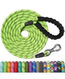 X Xben 20m Dog Tow Line - Thick Leash with Padded Handle & Lockable Carabiner for Small & Medium Dogs - Ideal Training Line in Apple Green - Buy Online on GoSupps.com