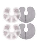 Navaris Thermo Pads Breast Pillow - 2 Gel Beads Cooling & Heat Pads for Breastfeeding - Reusable Accessories - Gray - Buy Online on GoSupps.com