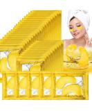 Gold Under Eye Patches - 30 Pairs for Dark Circles & Wrinkles | Golden Moisturizing Eye Mask for Women - Buy Online on GoSupps.com