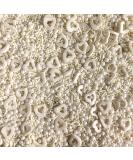 White Hearts & Pearls Sprinkle Mix - 100g of Shiny White Pearly Wedding Cake Sprinkles Cupcake Toppers Decorations 100s 1000s Strands - Buy Online on GoSupps.com