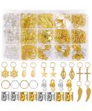 200 PCS Loc Hair Jewelry: Braids & Dreadlock Accessories - Aluminum Beads, Metal Cuffs, Rings, Clips, Coils, Shells - Hair Charms for Women - Buy Online on GoSupps.com