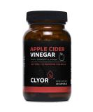 CLYOR Apple Cider Vinegar Pills with Turmeric & Ginger - 60 500mg Vegan Kosher Capsules, Made in USA - Detox & Cleanse for Healthy Digestion - Buy Online on GoSupps.com