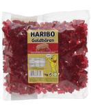 Haribo Gold Bears Raspberry 1kg - Dark Red Gummy Bears - Pure Raspberry Flavor - International Shipping - Buy Online on GoSupps.com