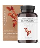 Kurkraft Original Bio Ashwagandha - 240 Vegan Capsules (660mg each) - High Dose 1980mg Daily - Genuine Indian Sleep Berry - Lab Tested Made in Germany - Buy Online on GoSupps.com