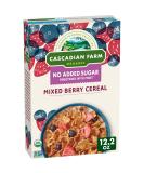 Cascadian Farm Organic Mixed Berry Cereal, No Added Sugar, 12.2 oz - Buy Online on GoSupps.com