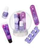 Expressions 5pc Snow Globe Manicure Set | Girls & Teens Starter Makeup Kit | Nail Polish Lip Gloss Manicure & Pedicure | Perfect Beauty Gift for Girls - Buy Online on GoSupps.com
