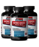 Buy Nitric Oxide Dietary Supplement - 3150mg Muscle Power 270 Tablets (3 Bottles) - Boost Muscle Mass & Enhance Performance - Fast International Shipping - Buy Online on GoSupps.com