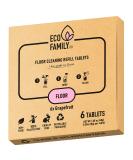 Eco Family Floor Cleaning Tablets Refill (6x 8g) | Grapefruit Scent | Non-Toxic & Cruelty-Free | For All Floors - Buy Online on GoSupps.com