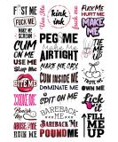 Title: Kink Ink - Naughty Temporary Tattoo Sticker Set | Adult Fake Tattoos - Buy Online on GoSupps.com