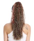 Wig Me Up N461-V-18H350: Voluminous Curly Braid Ponytail - 55 cm Brown-Red Mix Hair Extensions for Stunning Afro Kinks - Buy Online on GoSupps.com