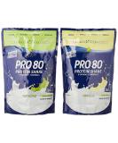 Inkospor Active Proteinshake Pro 80 bags 2-pack (2 x 500 g) Vanilla/Pistachio 1-pack (1 x 1 kg) - Buy Online on GoSupps.com