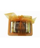 Bogue Gardener Soap Gift Set: Juniper Berry & Cornmeal Exfoliate, Tea Tree & Rosemary Antibacterial Soap with Nail Scrubber & Dish - Buy Online on GoSupps.com