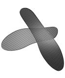 Ultra Thin 3D Printed Insoles for Men - Breathable Quick-Dry Comfort Inserts | IJIFLY Hybrid Grid Structure Lightweight & Durable - Size 13/47 Black - Buy Online on GoSupps.com