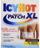 Icy Hot Extra Strength Medicated Patch 3 Count 2 Pack - Fast Pain Relief - Buy Online on GoSupps.com