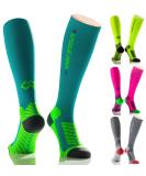 Runattack High-Performance Sport Compression Stockings - 18-21mmHg Size 39-42 Petrol | International Shipping Available - Buy Online on GoSupps.com