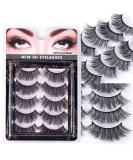 SeiBes Self-Adhesive Eyelashes - 5 Pairs Reusable Fluffy Natural Look False Lashes for Beginners | Easy Application Gift - Buy Online on GoSupps.com